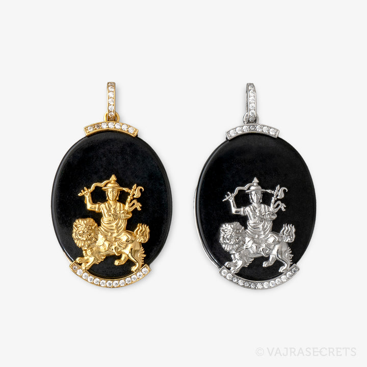 Dorje Shugden Agate Pendant