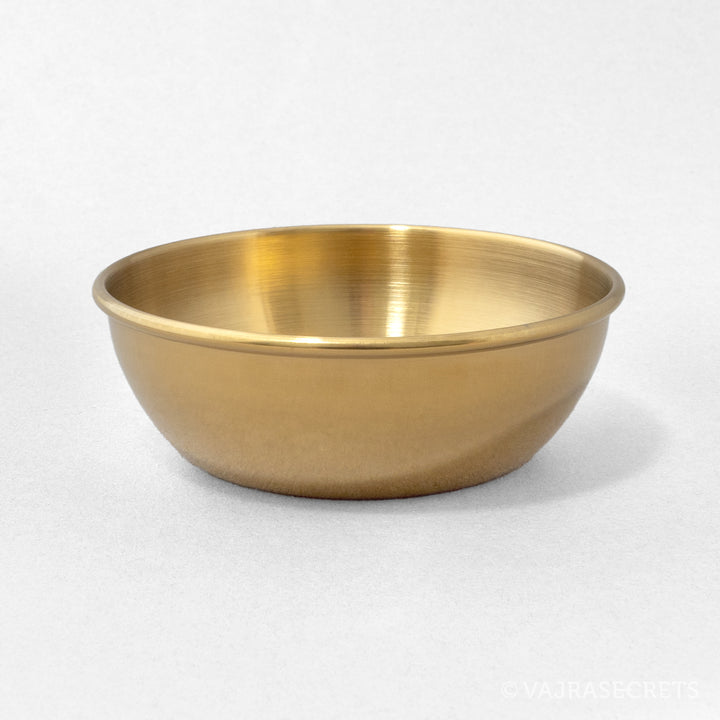 Brushed Stainless Steel Offering Bowls, 3.25 inch (Set of 8)
