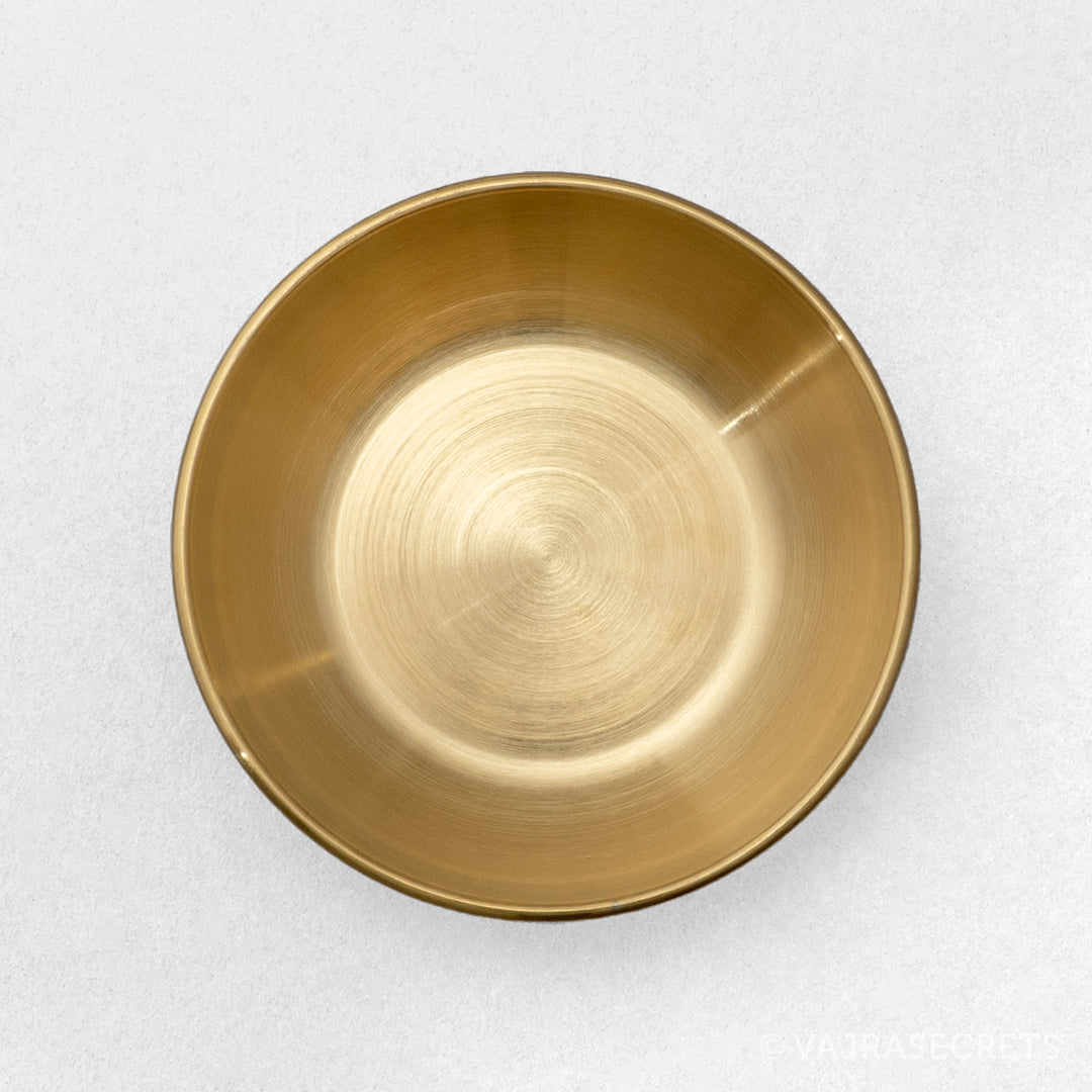 Brushed Stainless Steel Offering Bowls, 3.25 inch (Set of 8)