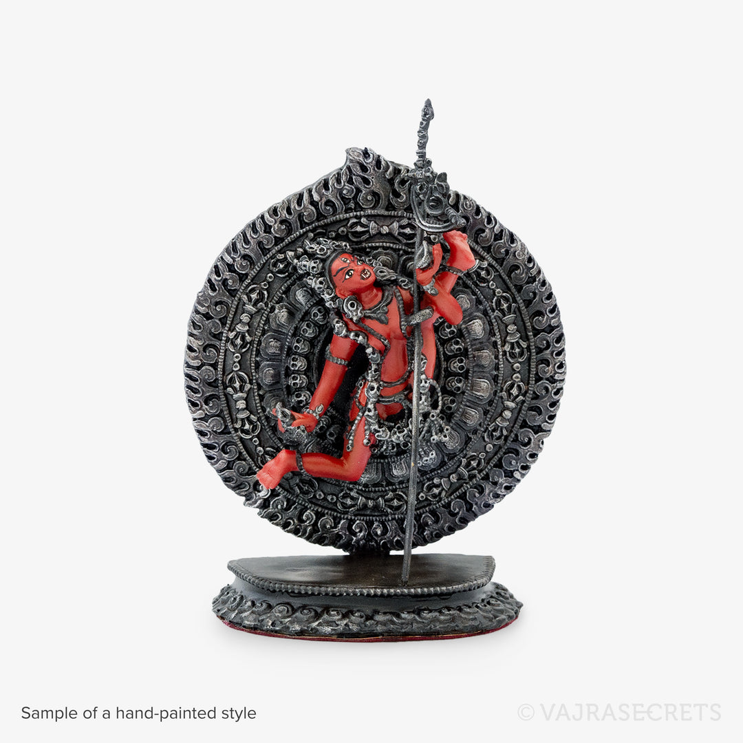 Blessed Flying Vajrayogini Copper Statue, 4 inch