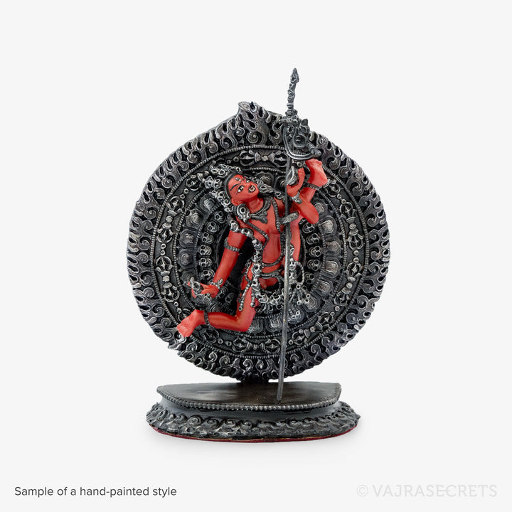 Blessed Flying Vajrayogini Copper Statue, 4 inch