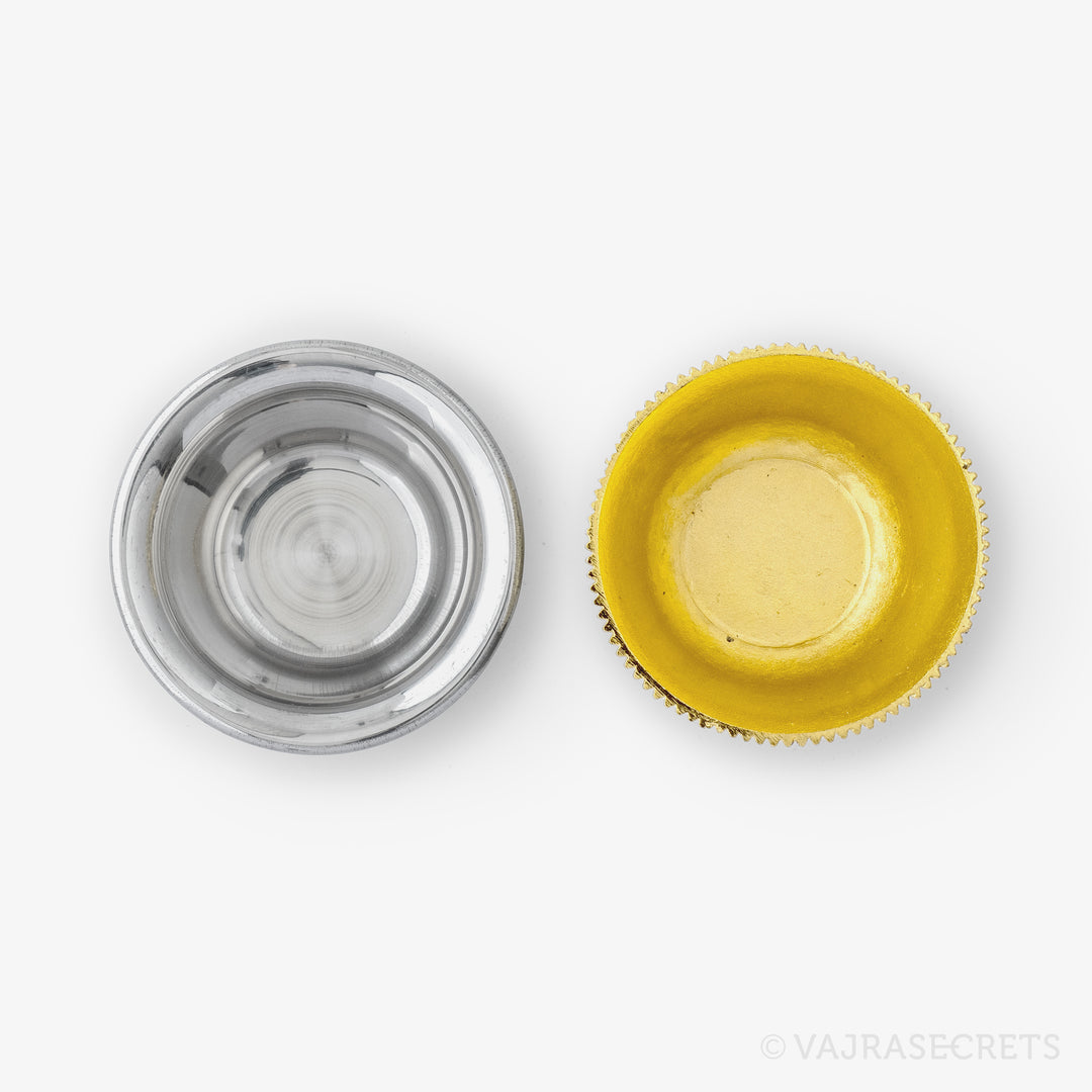 Gold Finish Alloy Offering Bowls, 2.5 inch (Set of 8)