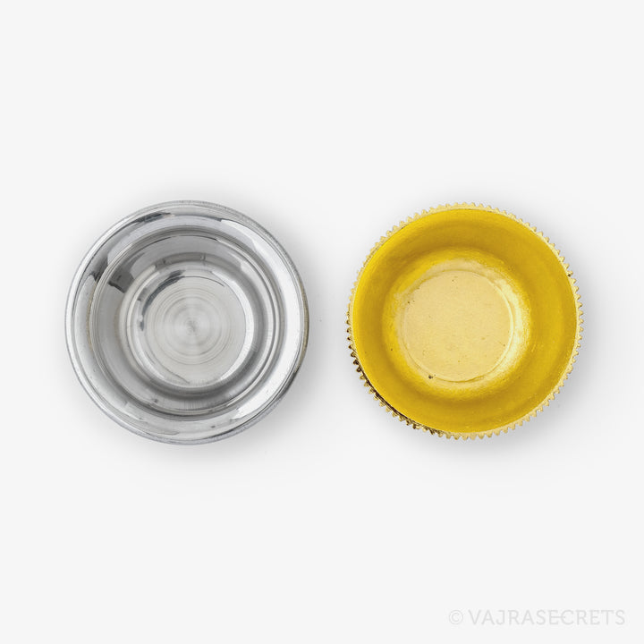 Gold Finish Alloy Offering Bowls, 2.5 inch (Set of 8)