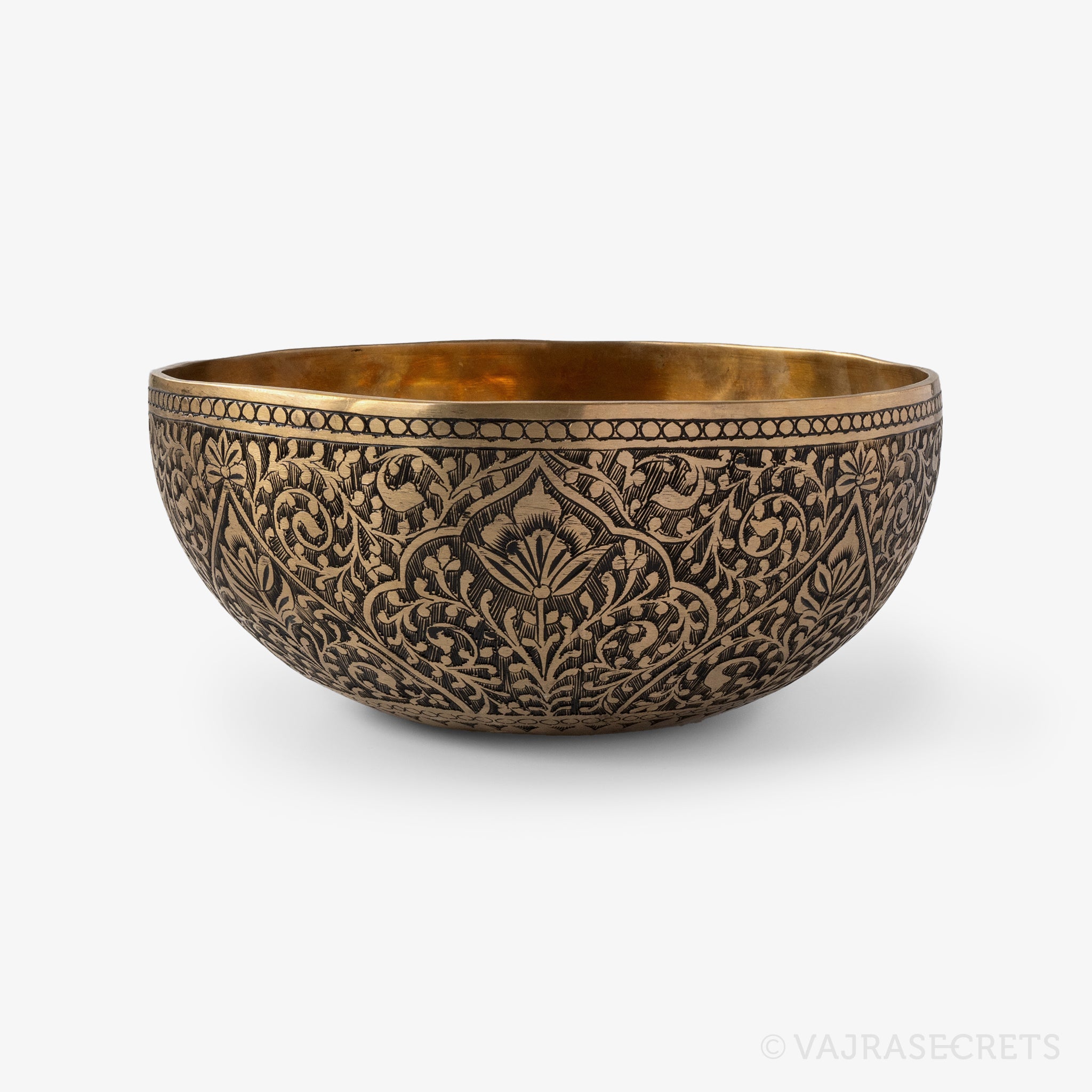 Carved Tibetan Singing Bowl, 7.5 inch – Vajrasecrets
