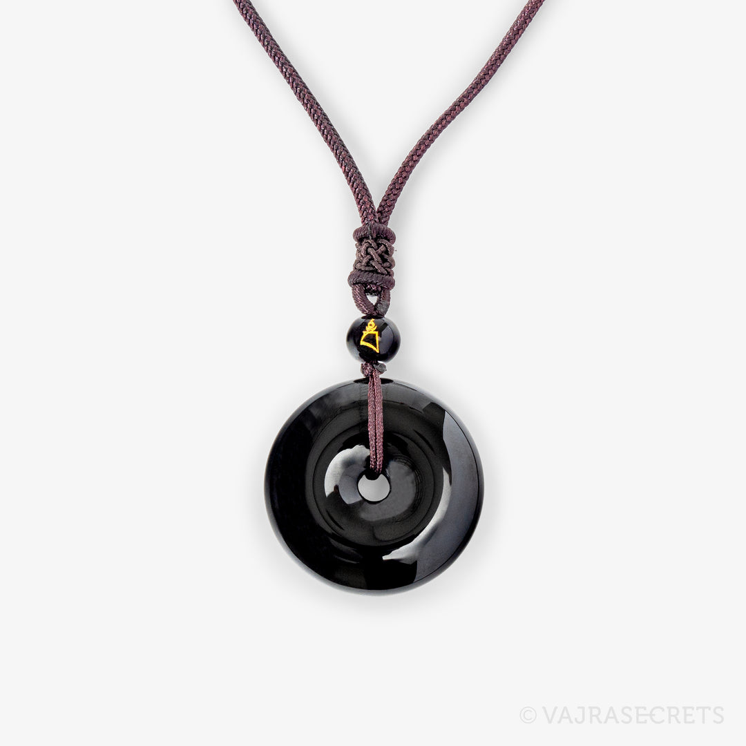 Black Obsidian Necklace - Ora 925 Sterling Silver, Gemstone Jewelry, Moon Magic Black Obsidian Necklace - Ora 925 Sterling Silver, Gemstone Jewelry, Moon Magic