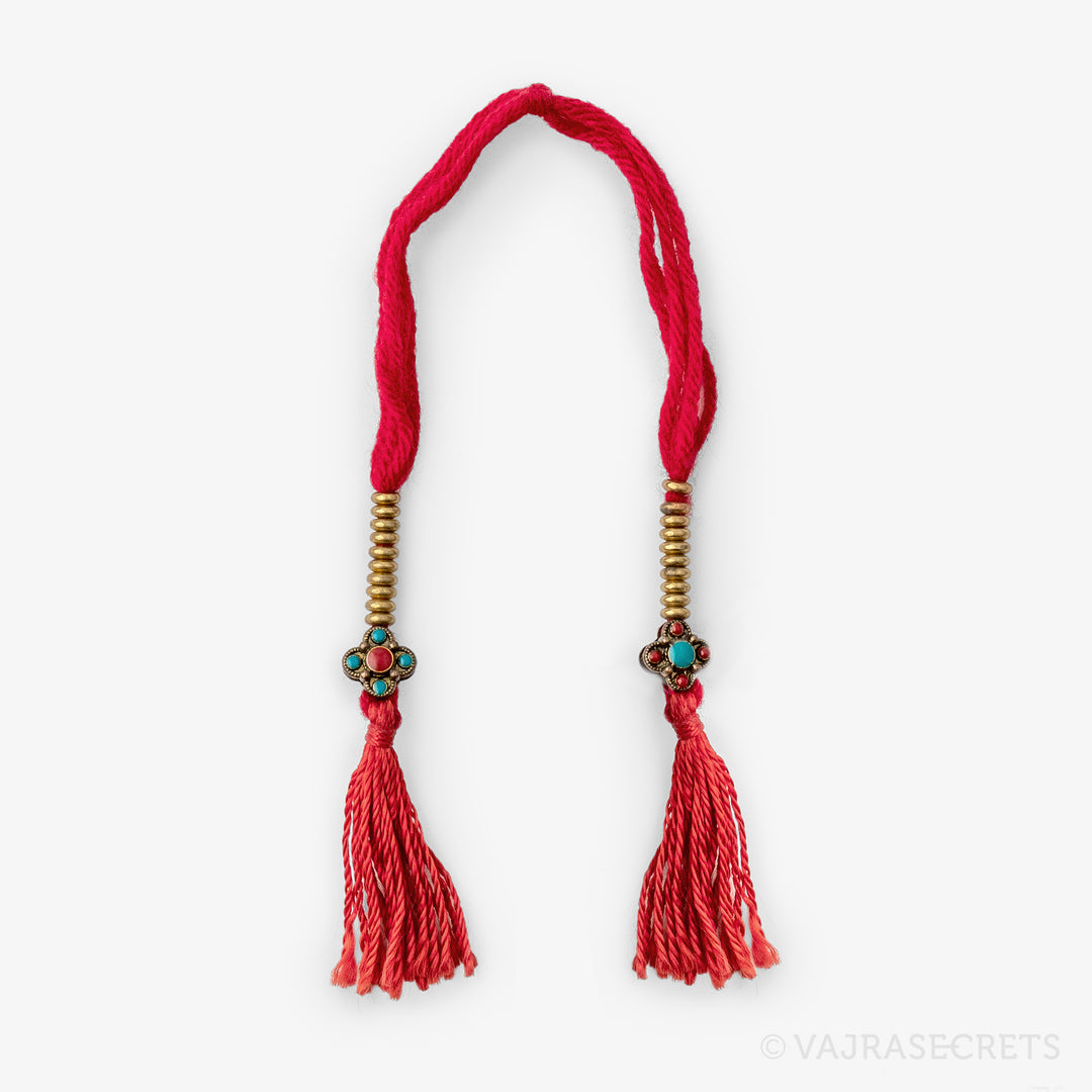 Endless Knot Brass Mala Counter