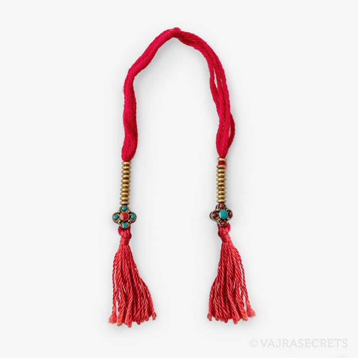 Endless Knot Brass Mala Counter