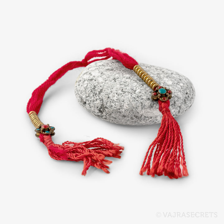 Endless Knot Brass Mala Counter