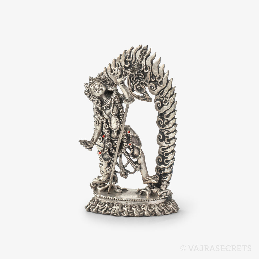 Blessed Vajrayogini Sterling Silver Statue, 3 inch