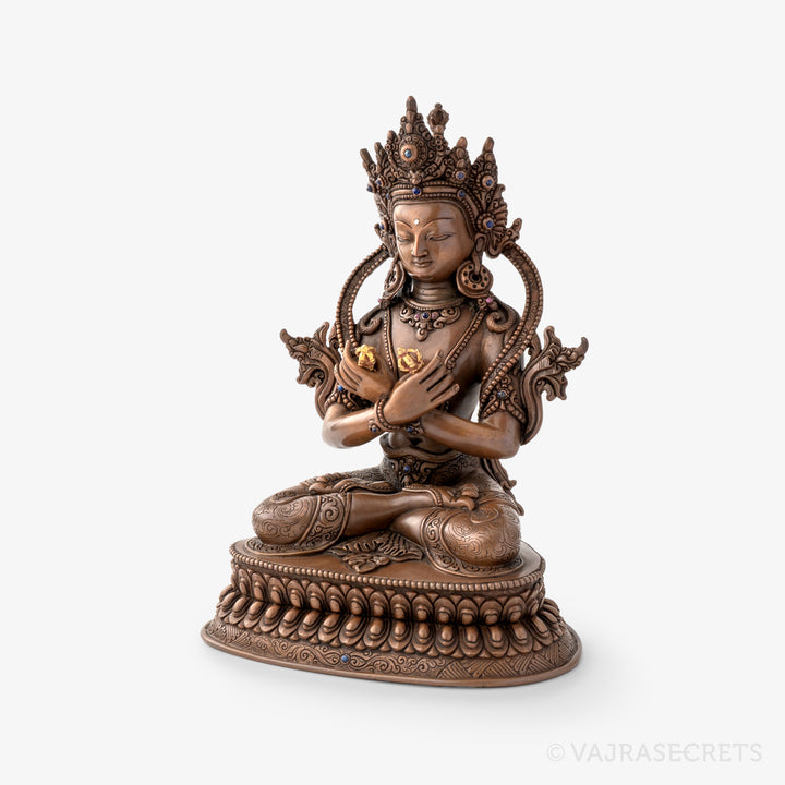 Vajradhara Copper Statue, 8 inch
