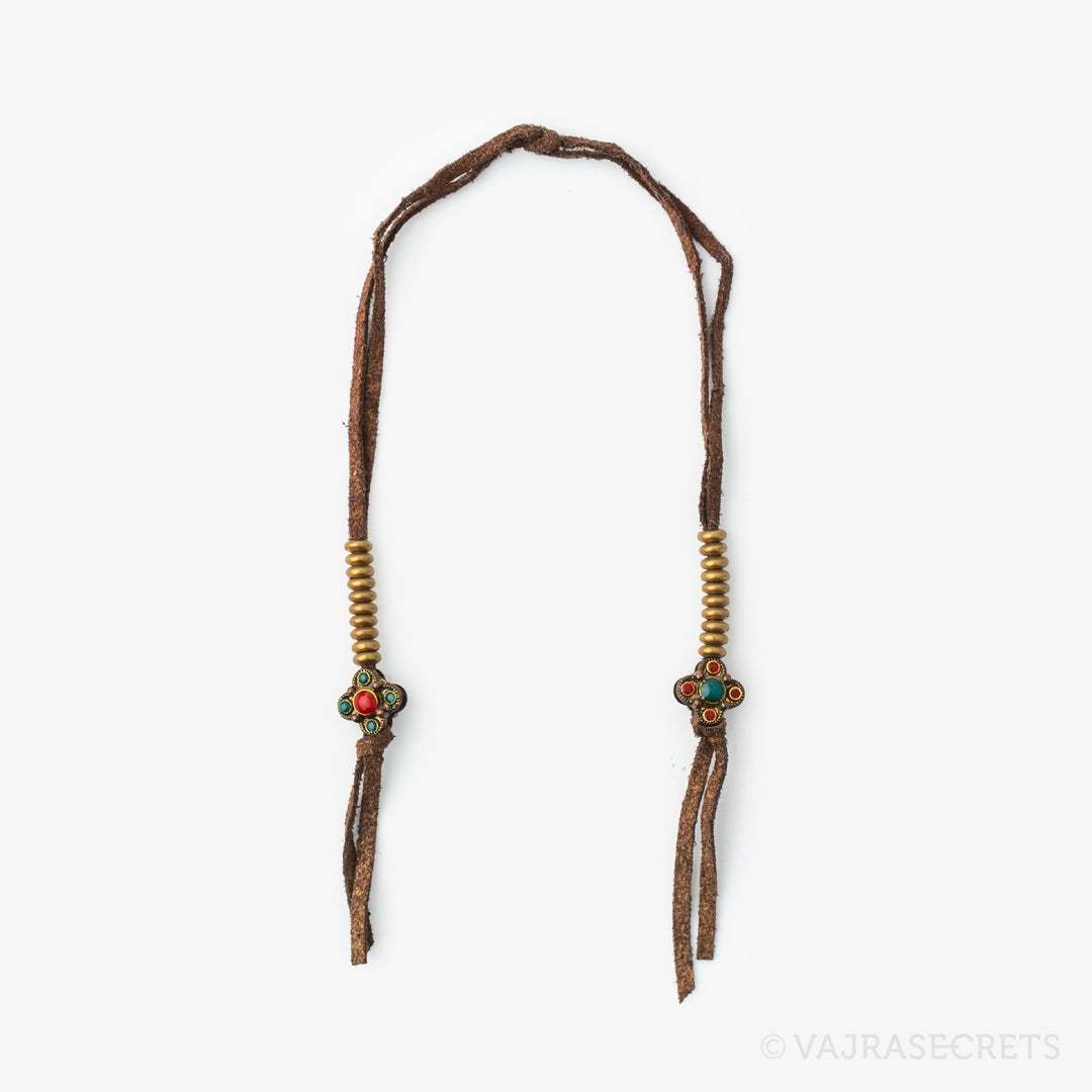 Flower Brass Mala Counter