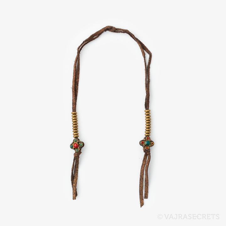 Flower Brass Mala Counter