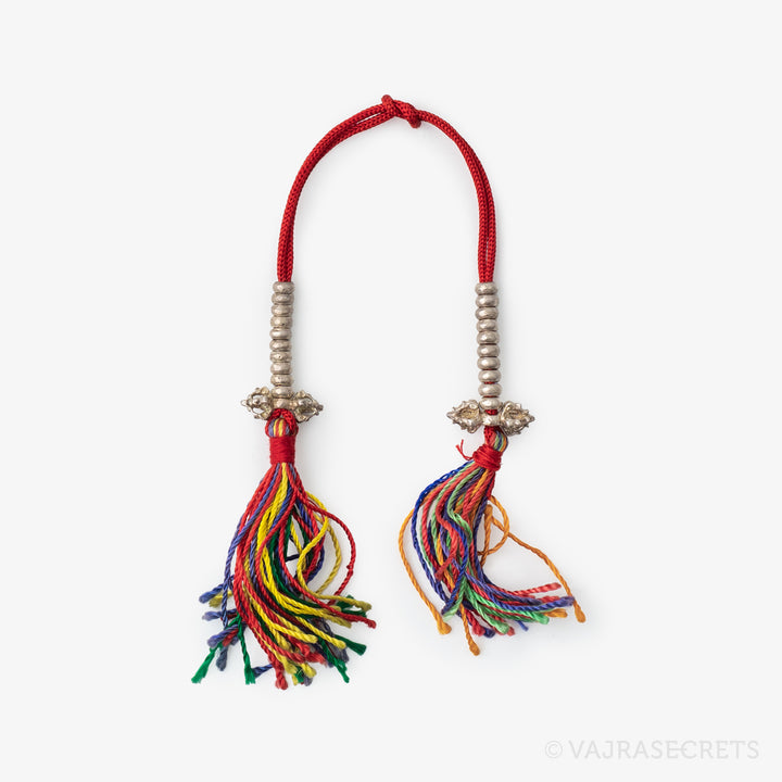 Vajra and Bell Sterling Silver Mala Counter