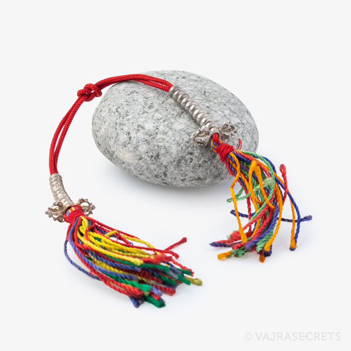 Vajra and Bell Sterling Silver Mala Counter