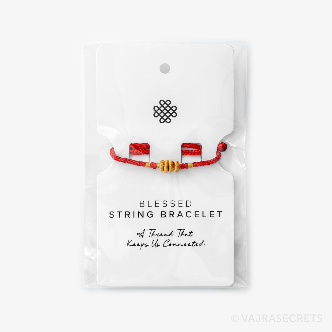 Blessed Happiness Protector String Bracelet
