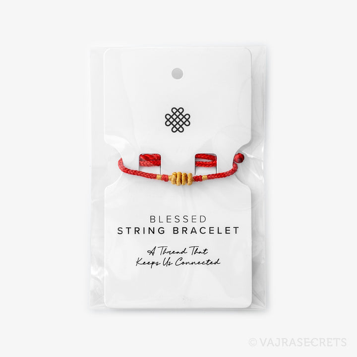Blessed Happiness Protector String Bracelet