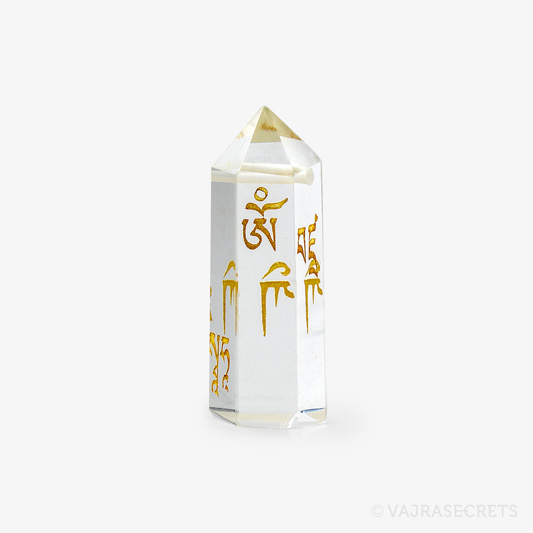 Blessed Dorje Shugden Heart Crystal