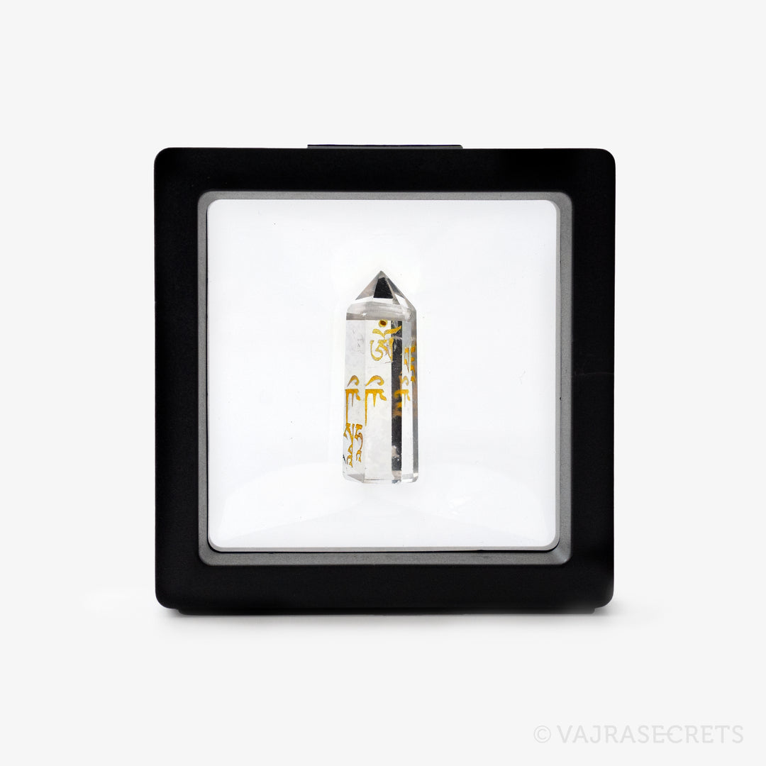 Blessed Dorje Shugden Heart Crystal