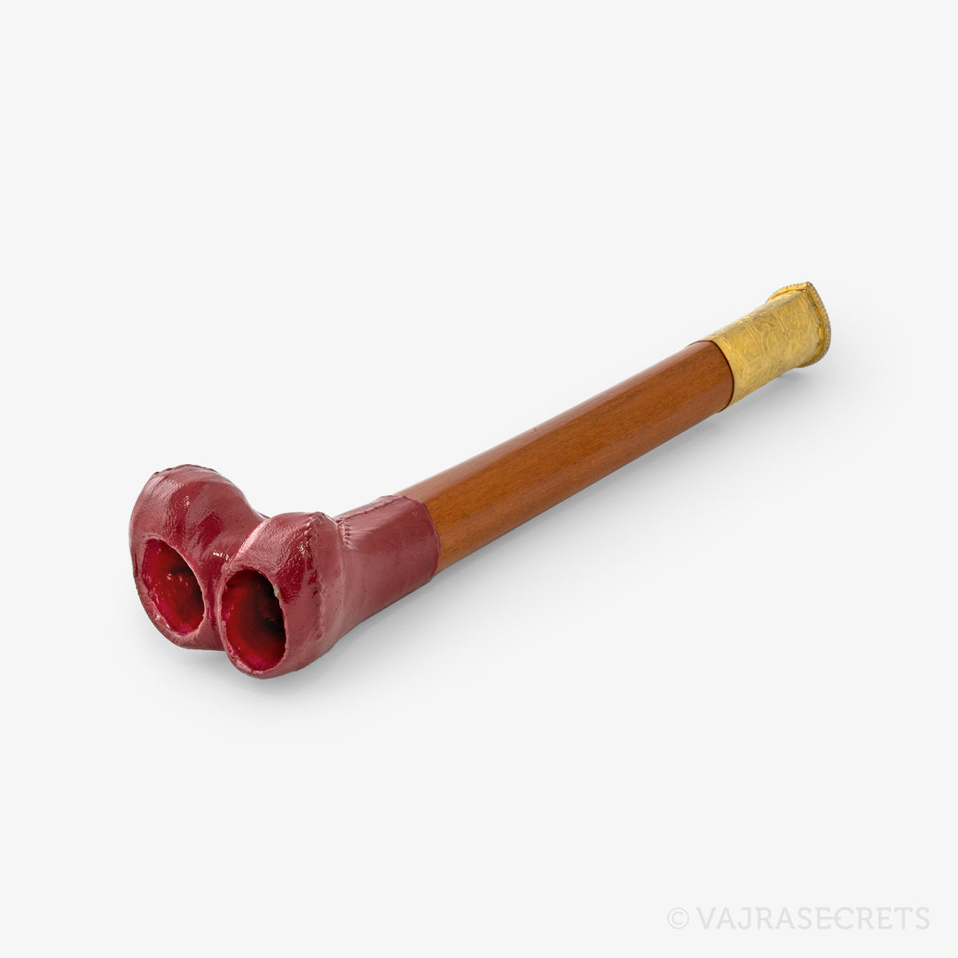 Wooden Kangling Ritual Trumpet, 12.5 inch