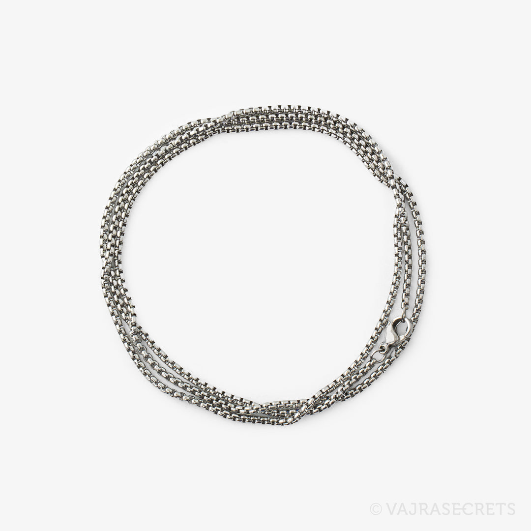 Miniature Brass Tibetan Gau Prayer Box, 2 inch