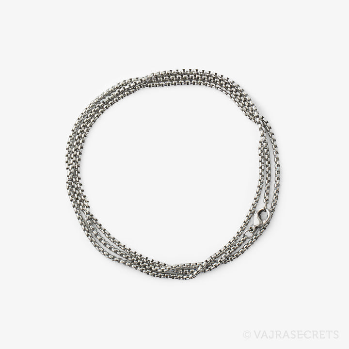 Miniature Brass Tibetan Gau Prayer Box, 2 inch