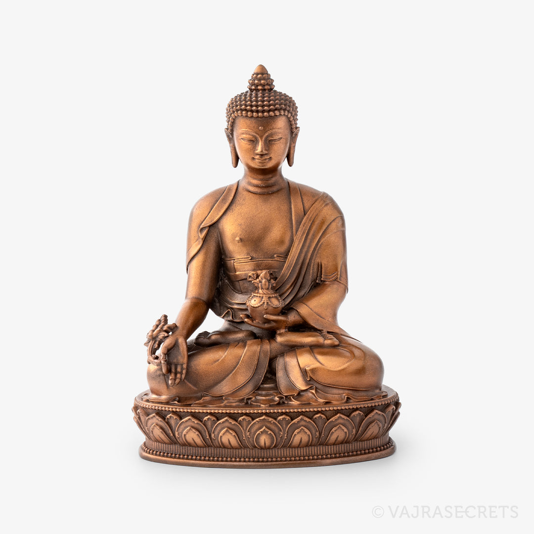 Medicine Buddha Copper Statue, 4 inch