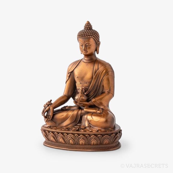 Medicine Buddha Copper Statue, 4 inch
