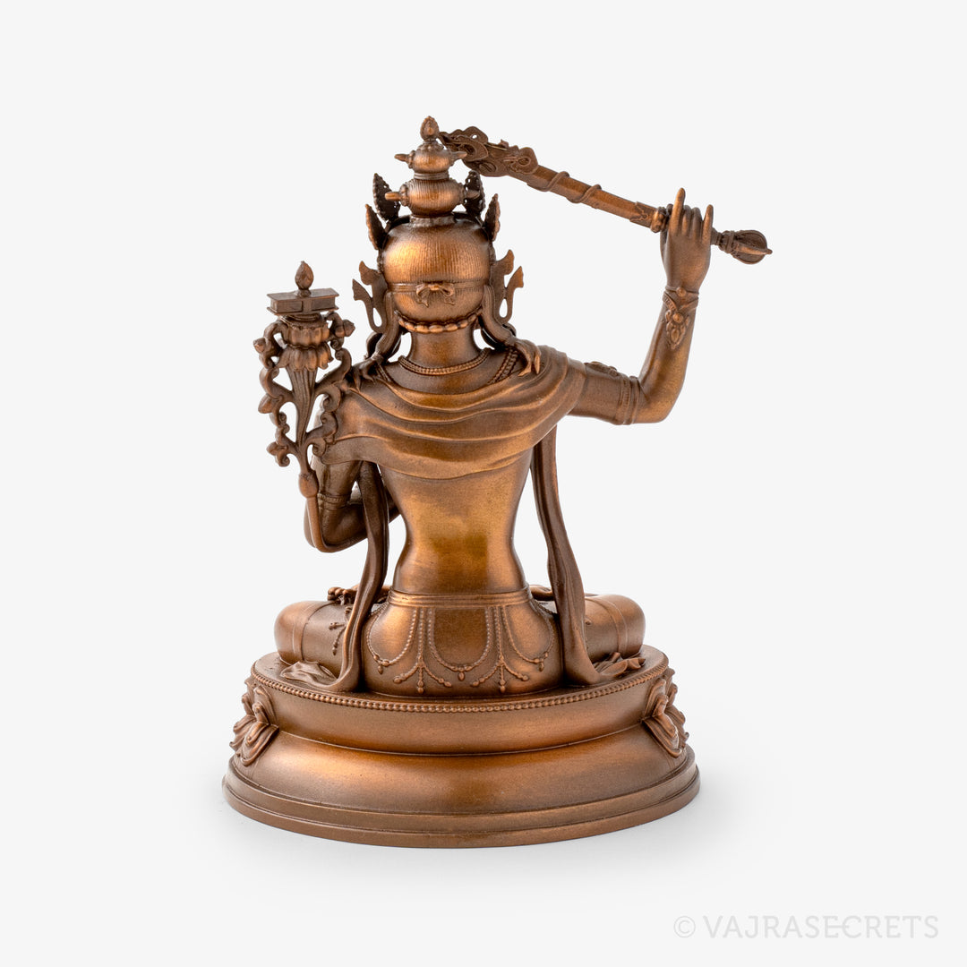 Manjushri Copper Statue, 4 inch