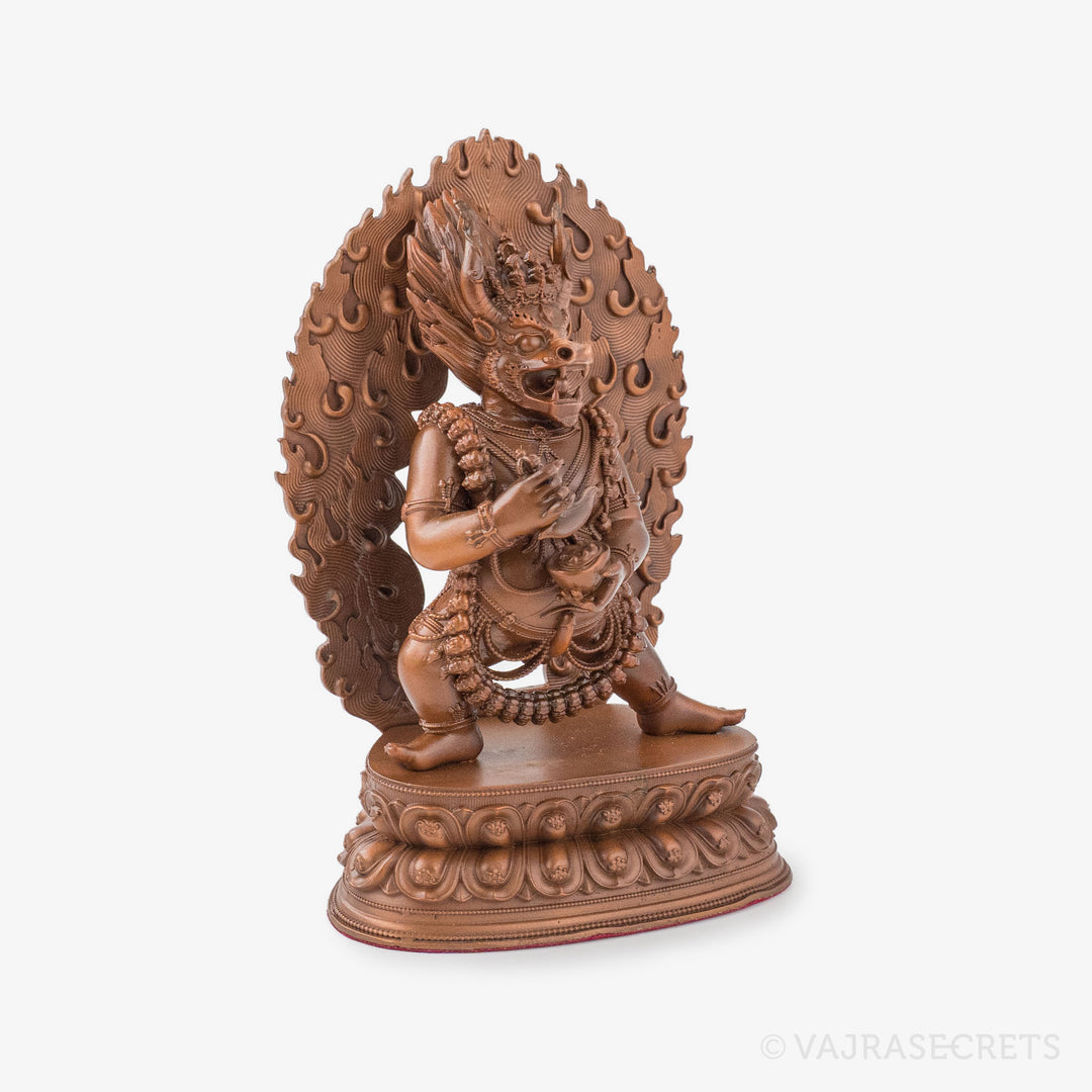 Blessed Yamantaka (Two-Armed) Copper Statue, 5 inch