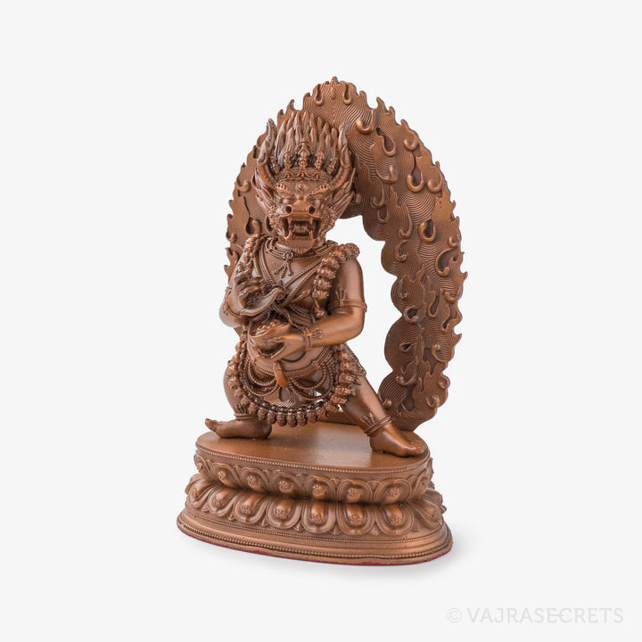 Blessed Yamantaka (Two-Armed) Copper Statue, 5 inch