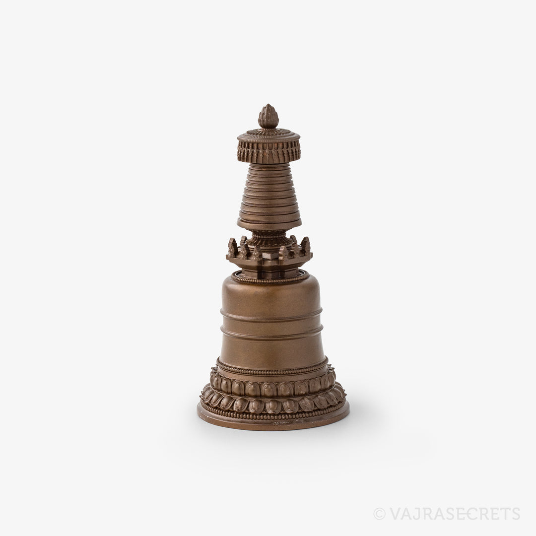 Parinirvana Copper Stupa, 3.75 inch