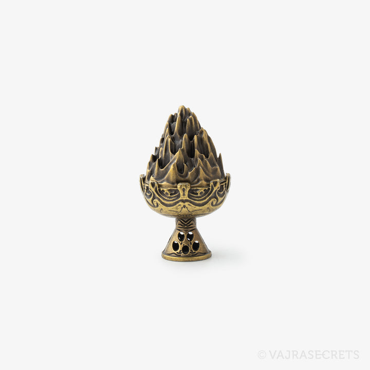 Miniature Mountain Metal Incense Burner