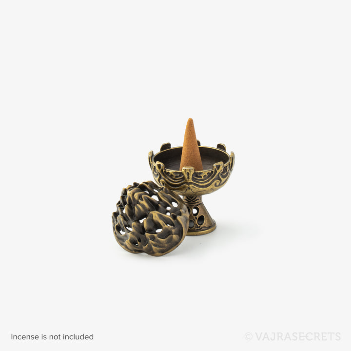 Miniature Mountain Metal Incense Burner
