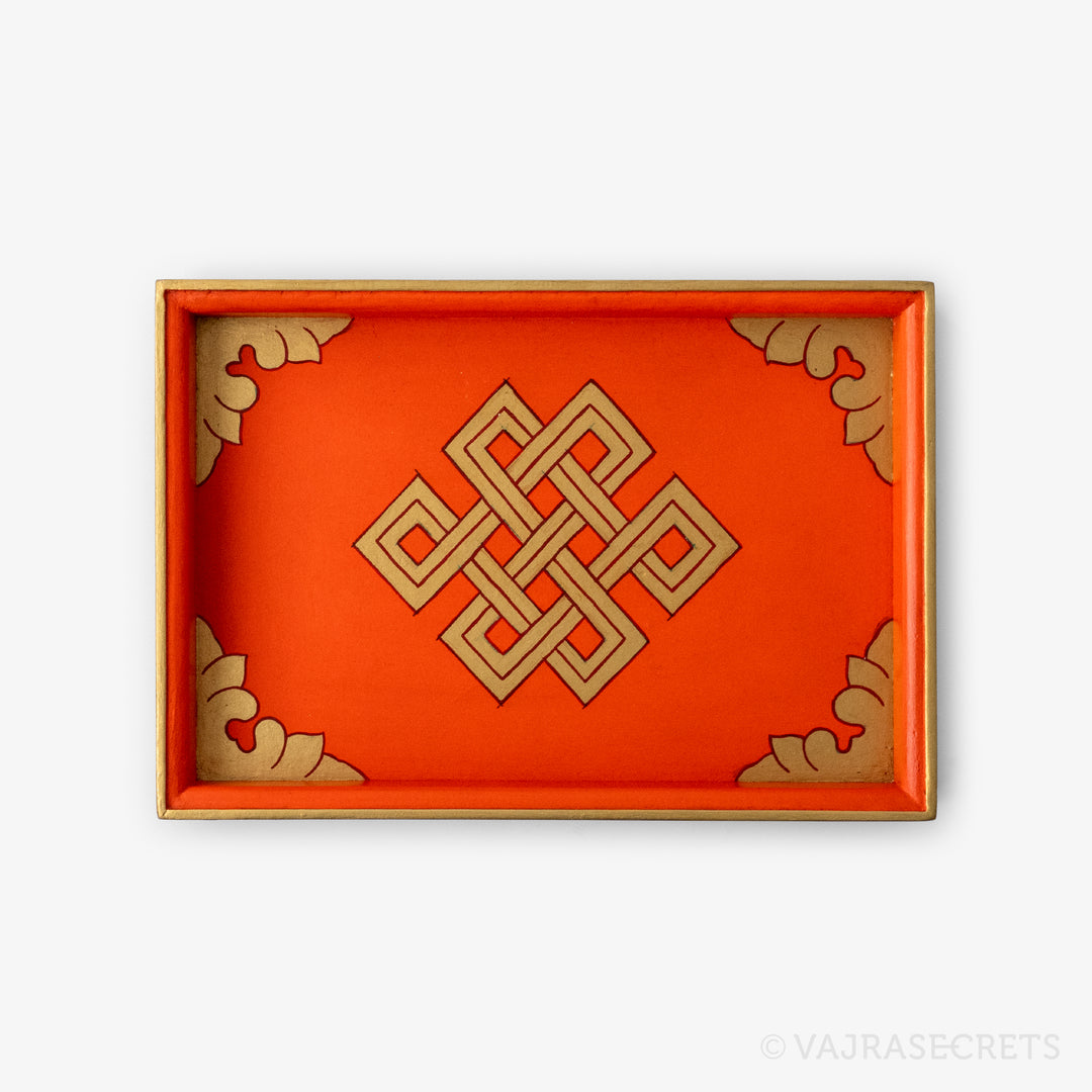 Tibetan Rectangular Tray, 13 x 9 inch