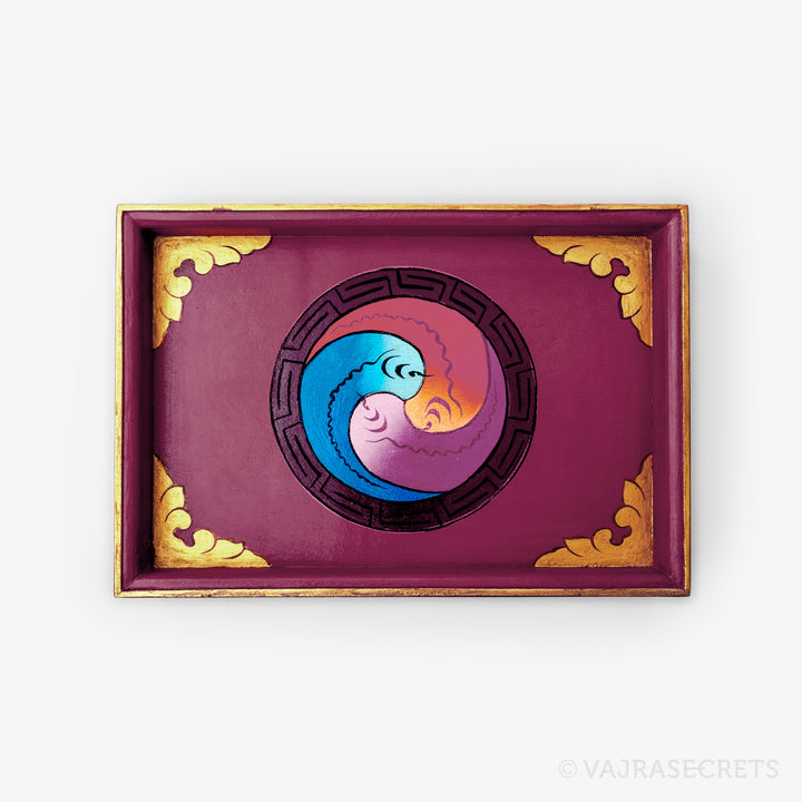 Tibetan Rectangular Tray, 13 x 9 inch