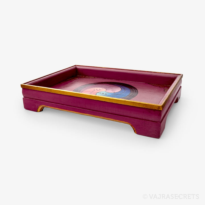 Tibetan Rectangular Tray, 13 x 9 inch