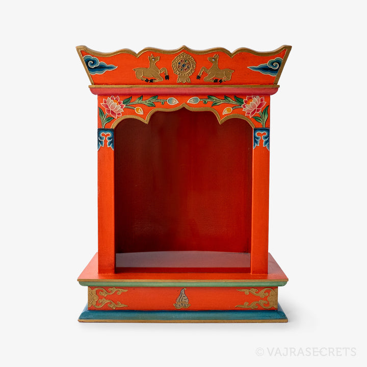 Tibetan Wood Altar, 20 inch