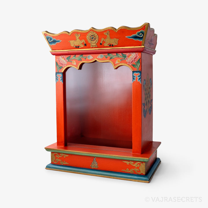Tibetan Wood Altar, 20 inch