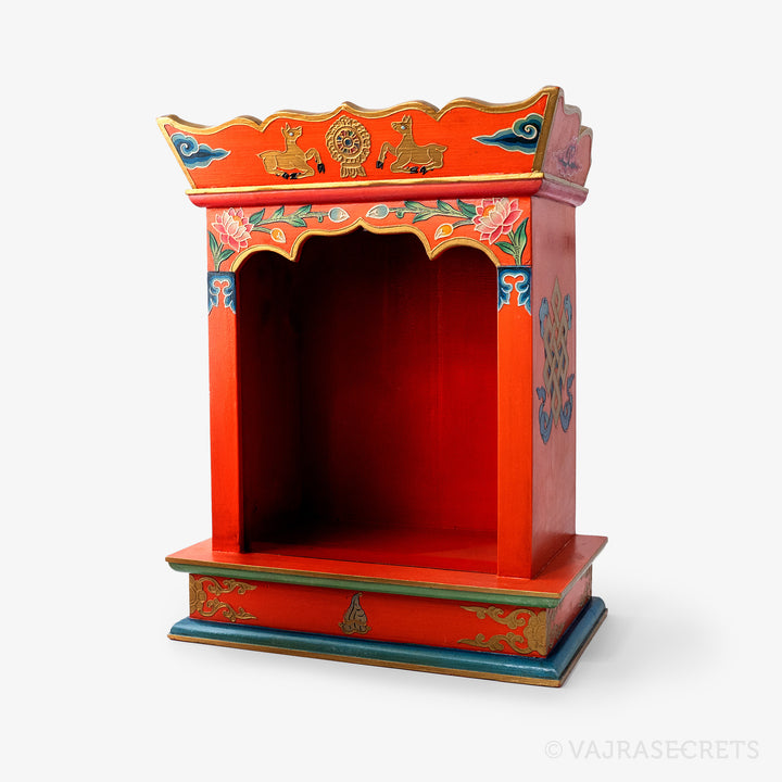 Tibetan Wood Altar, 20 inch