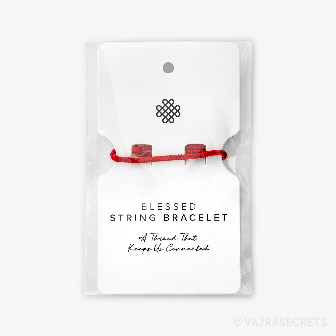 Blessed Red Protector String Bracelet