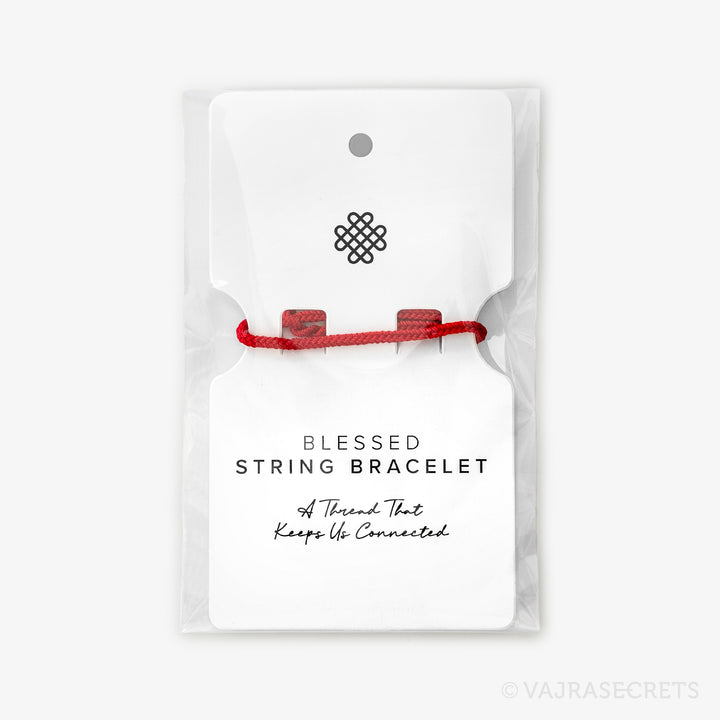 Blessed Red Protector String Bracelet