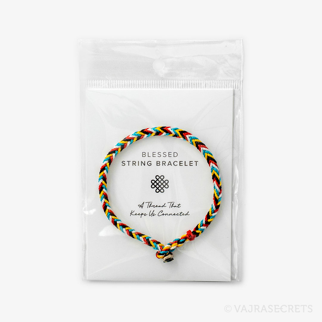 Blessed Five Colour Protector String Bracelet