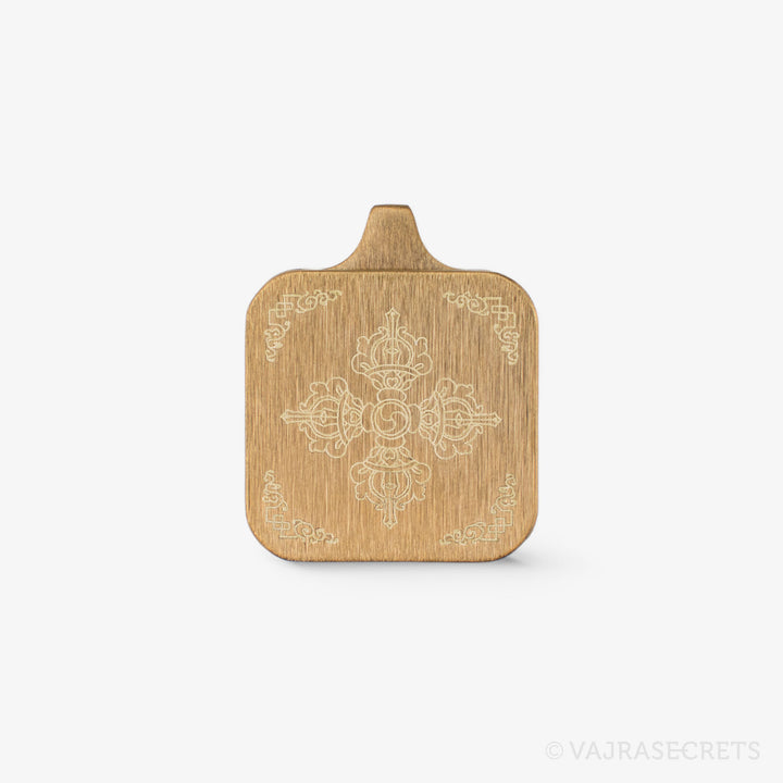 Miniature Green Tara Thangka Pendant