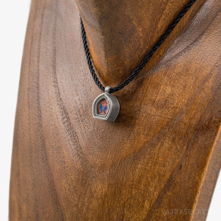 Yamantaka Solitary Hero Brass Gau Locket