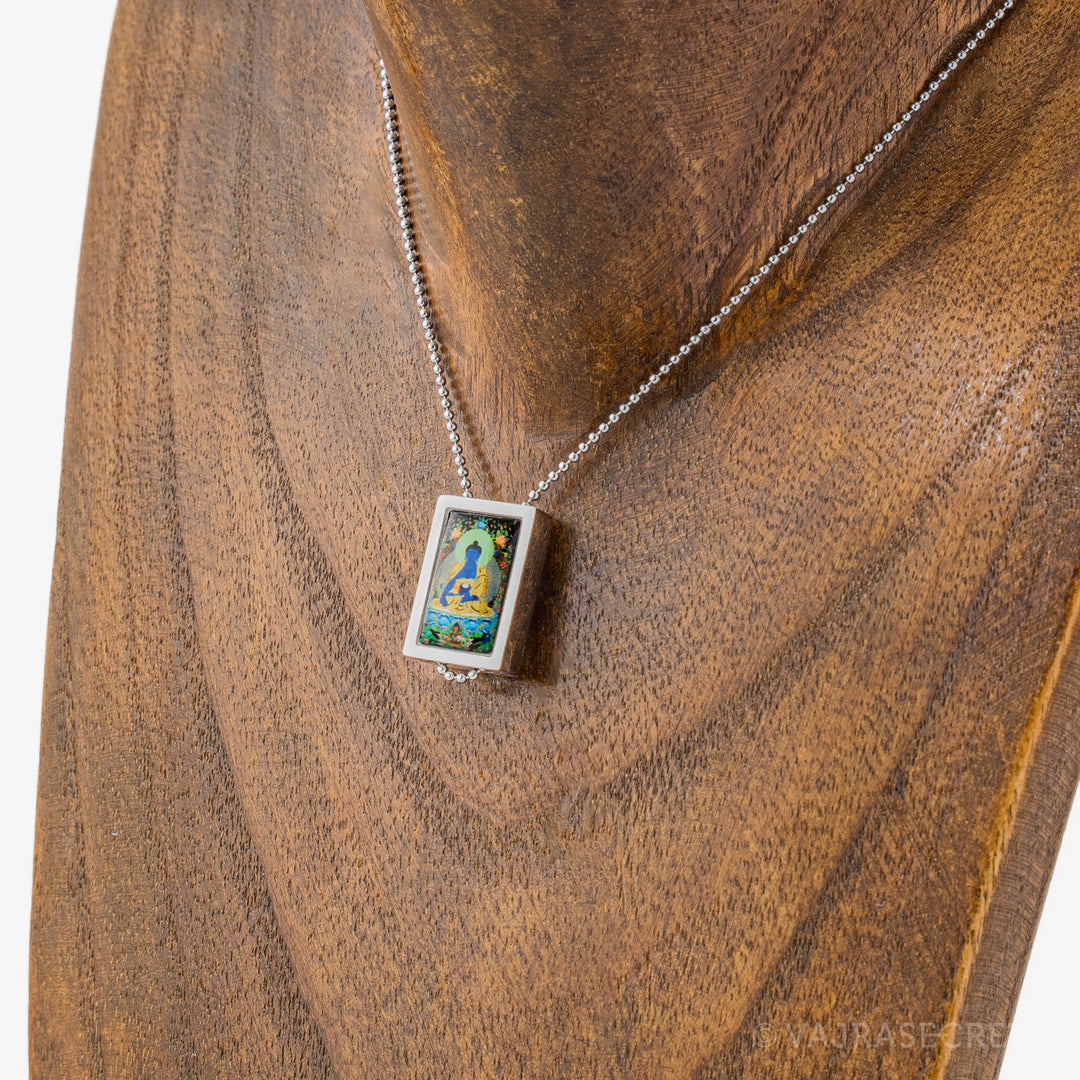 Medicine Buddha Pendant with Chain