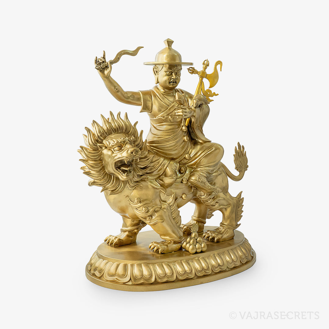 Wrathful Dorje Shugden Brass Statue, 24 inch