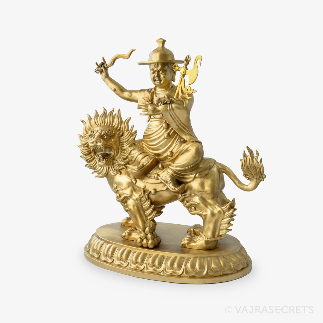 Wrathful Dorje Shugden Brass Statue, 24 inch