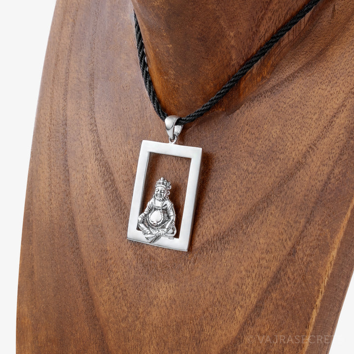 Dzambala Emptiness Rectangular Pendant