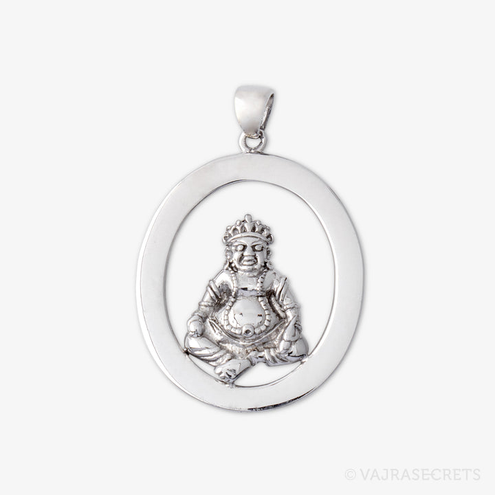 Dzambala Emptiness Oval Pendant