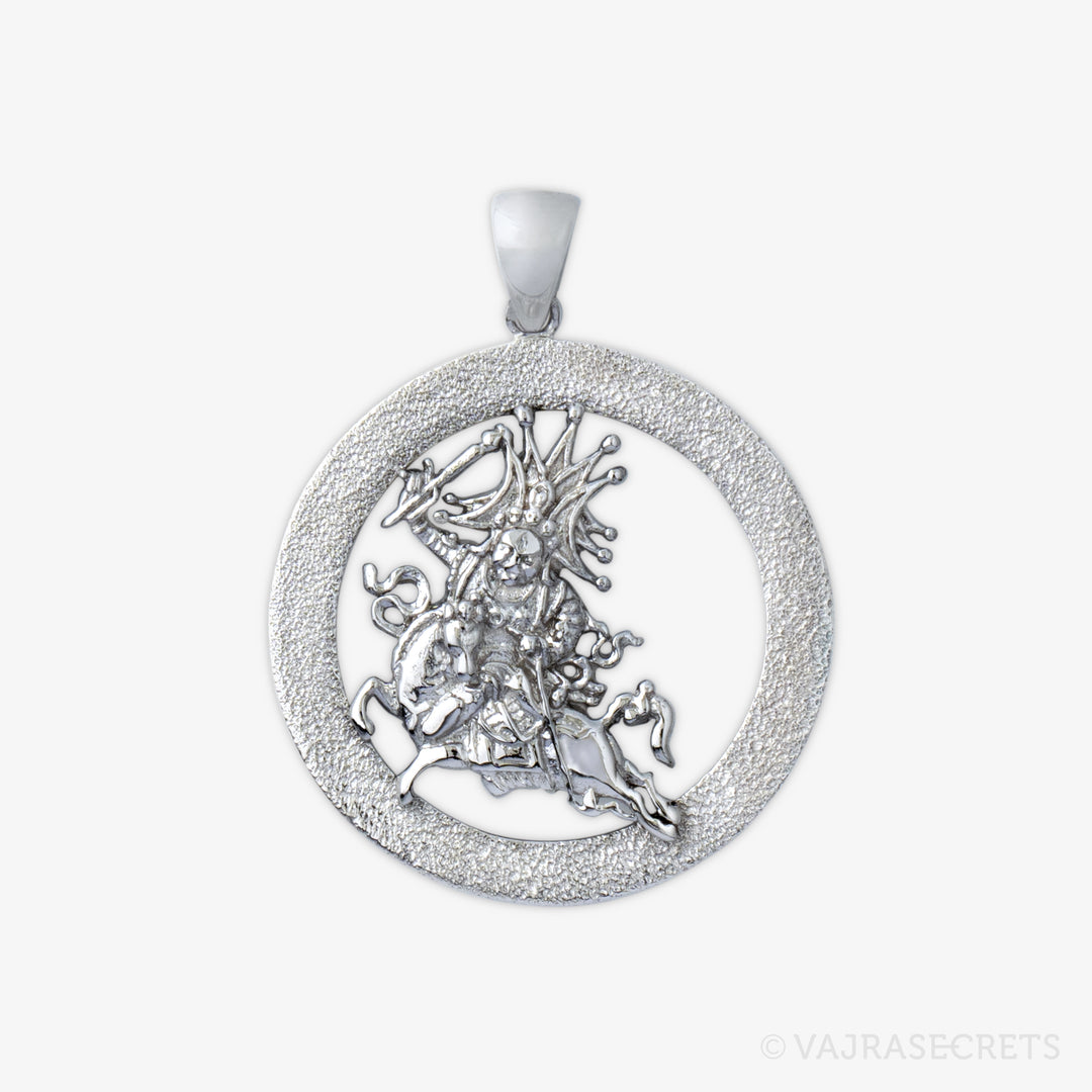 Setrap Emptiness Round Pendant with Diamond Sand Finish